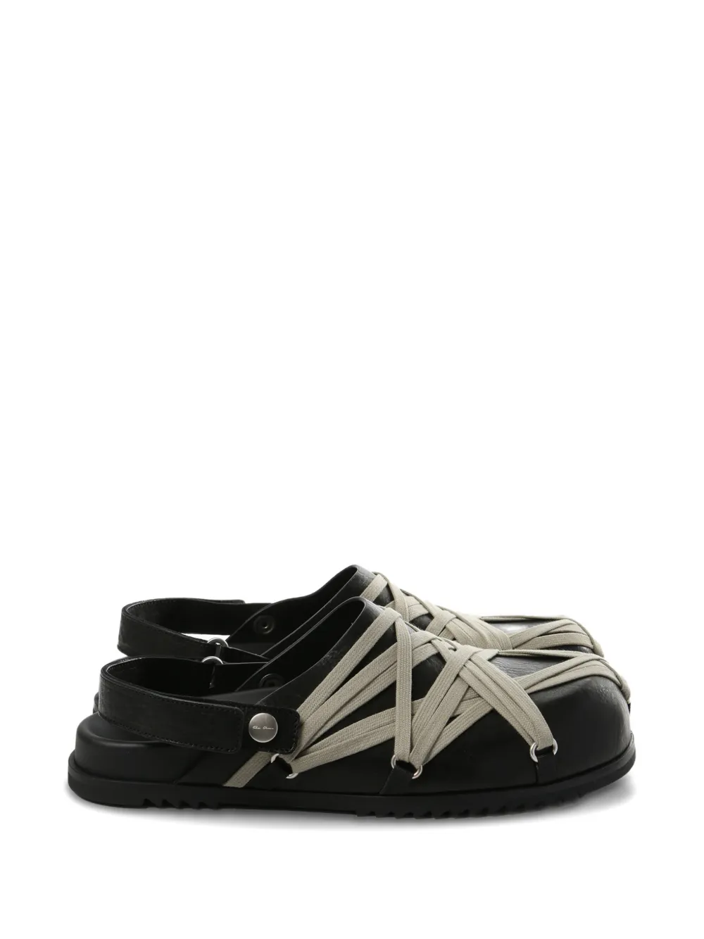 Кожаные мюли Megalace Rick Owens, черный