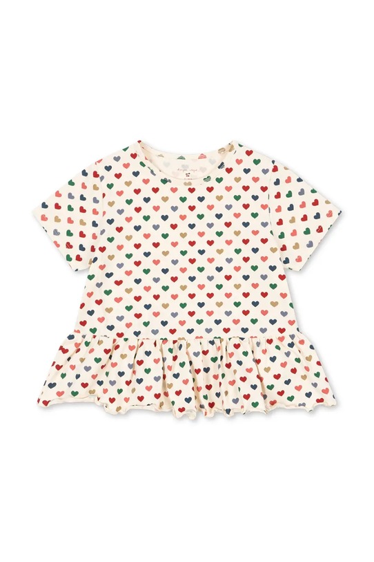 

Футболка BASIC FRILL TEE GOTS с оборкой Konges Sløjd, бежевый