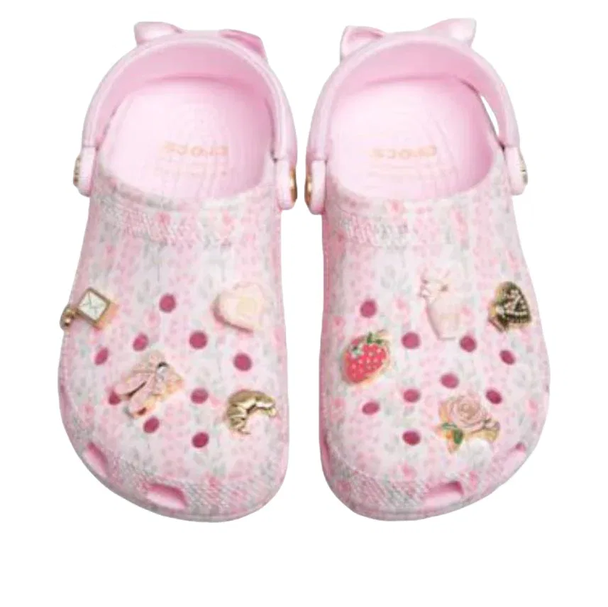 Сабо Crocs Classic Clog Love Shack Fancy 'Pink Milk' 212706-6ZW, розовый — фото 3