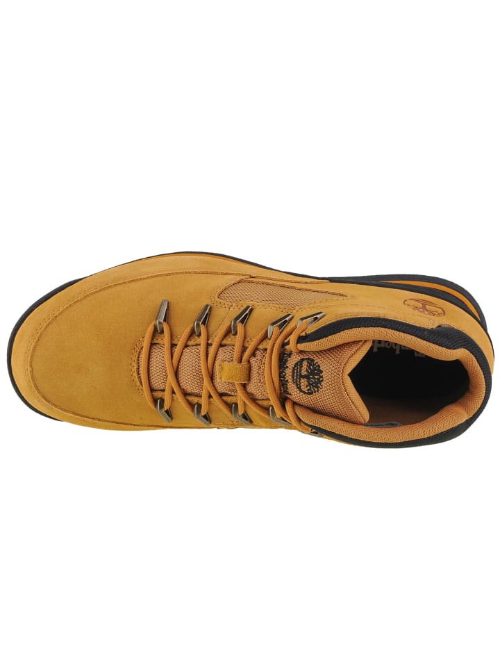Кроссовки Timberland Euro Rock Heritage L/F желтого цвета — фото 3