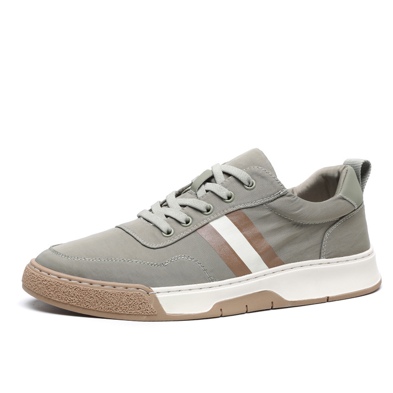 

Devanro Мужские зеленые низкие скейтерские кроссовки с обмоткой, износостойкие и нескользящие, цвет Green