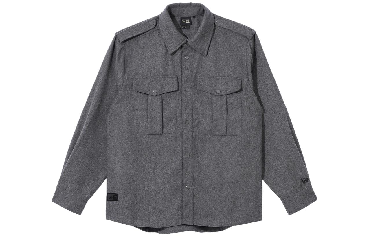 

Рубашка унисекс серая New Era, серый