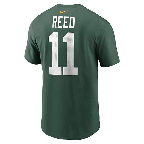Футболка с именем и номером Джейдена Рида Green Bay Packers Nike — фото 4