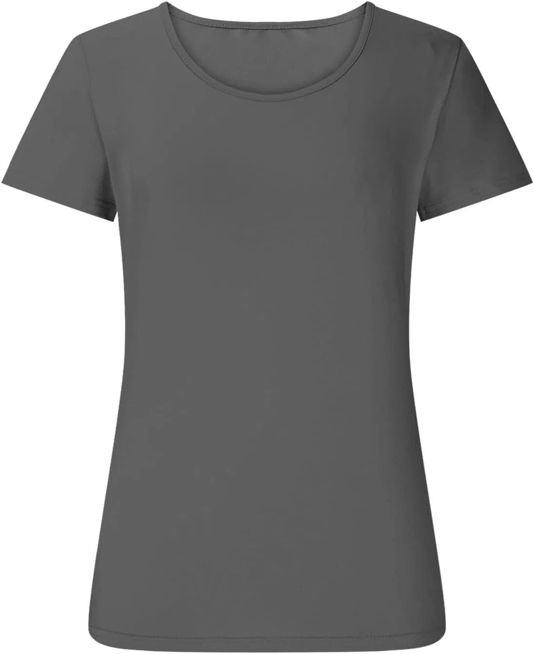 Футболка женская облегающая, Generic, A#01dark Gray — фото 3