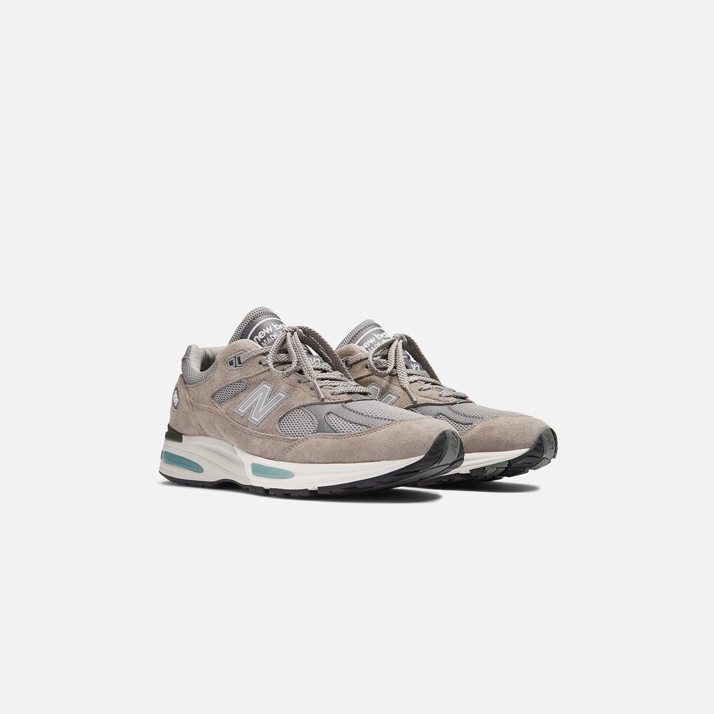 Кроссовки New Balance Made in UK 991v2, цвет Alloy/Smoked Pearl/Silver — фото 2