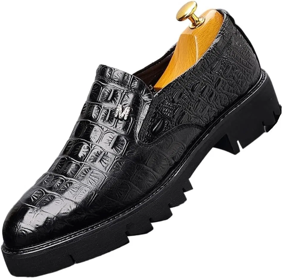 Лоферы из натуральной кожи, на толстой подошве, Black SDKOLPBNMZX