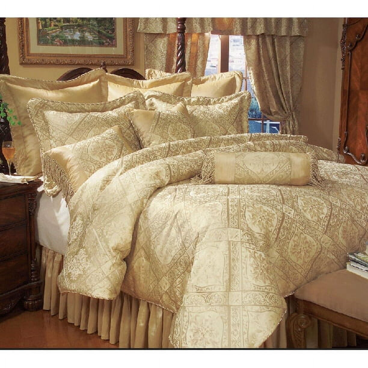 

Комплект одеял с узором KingLinen, золотой