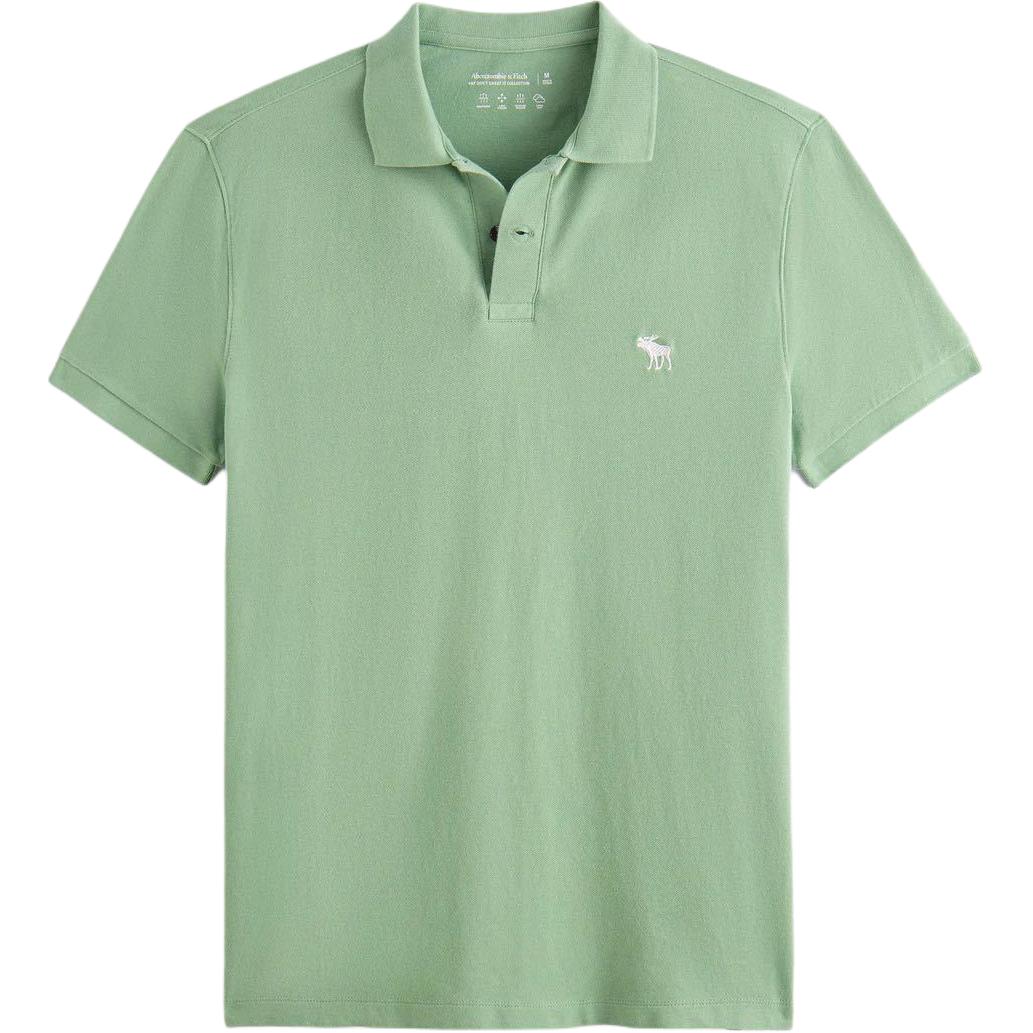 

Abercrombie＆Fitch Мужская поло мятного цвета Mint Green, Зеленый, Abercrombie＆Fitch Мужская поло мятного цвета Mint Green