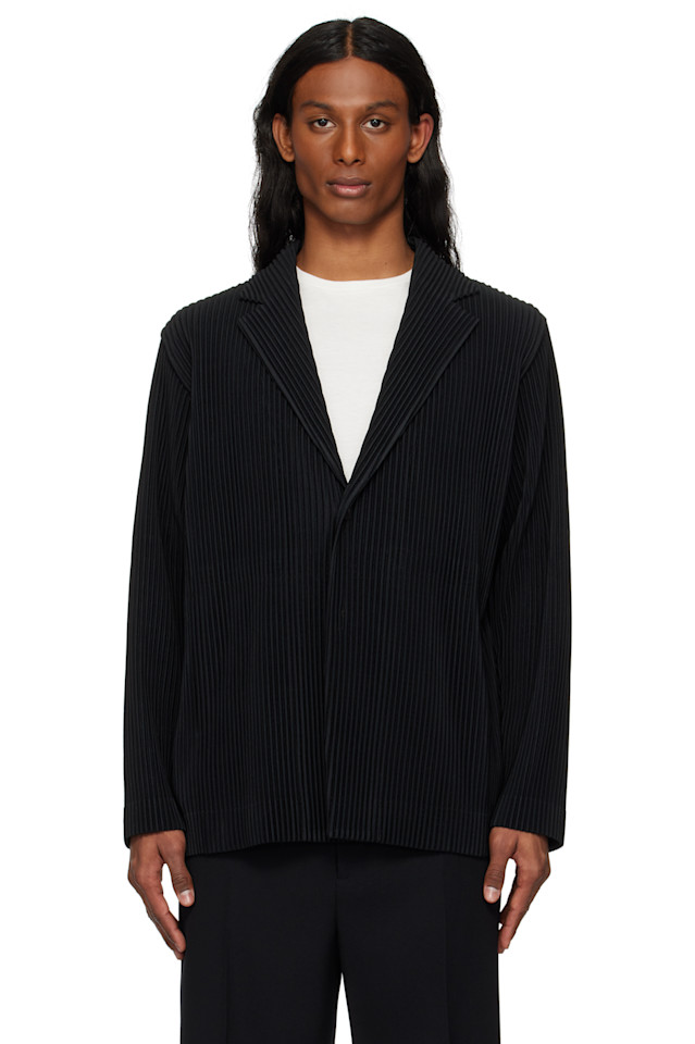 

Базовый блейзер Homme Plissé Issey Miyake, черный