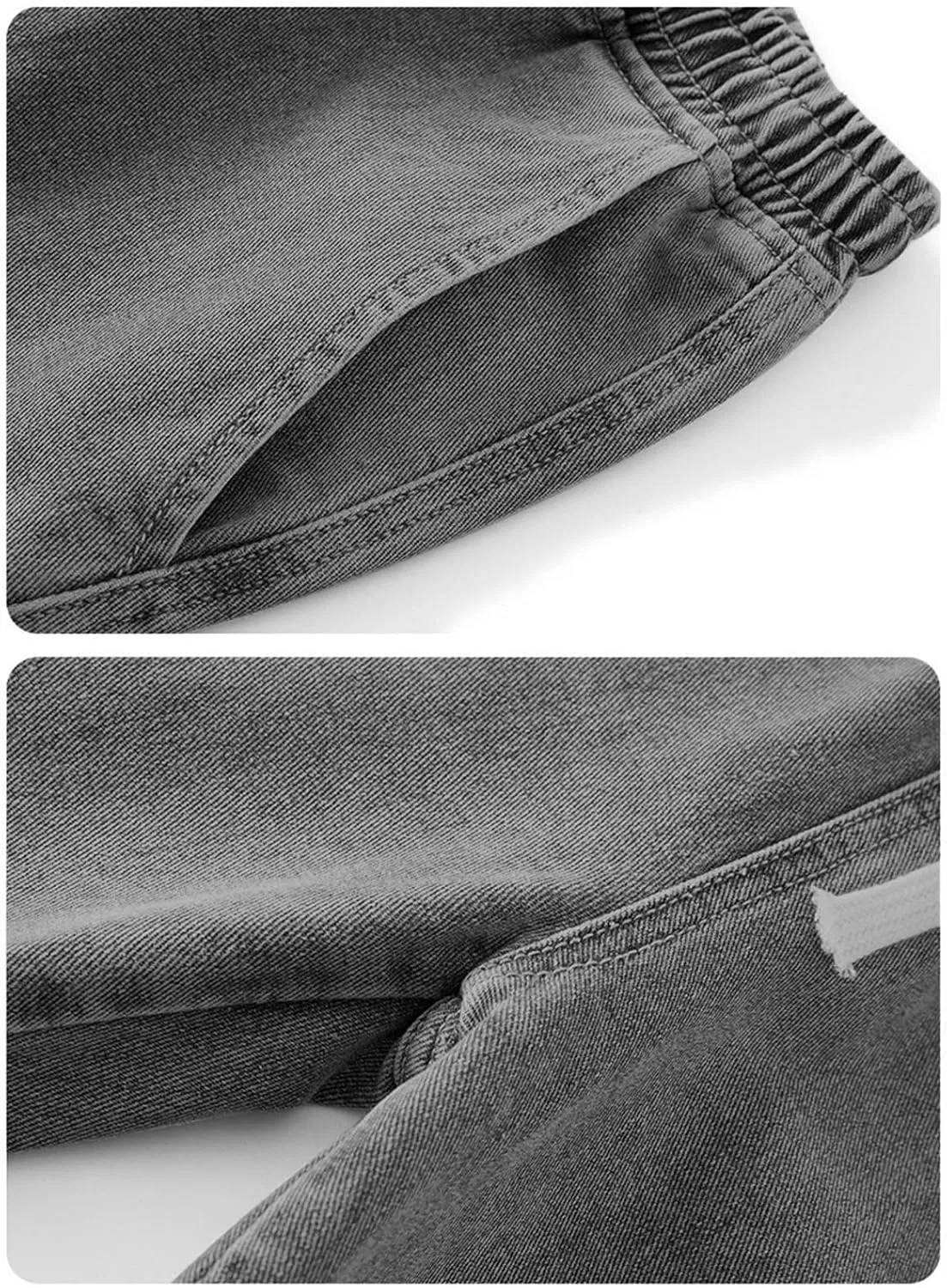 Джинсы свободные Men's Cowboy Jeans, серый — фото 3