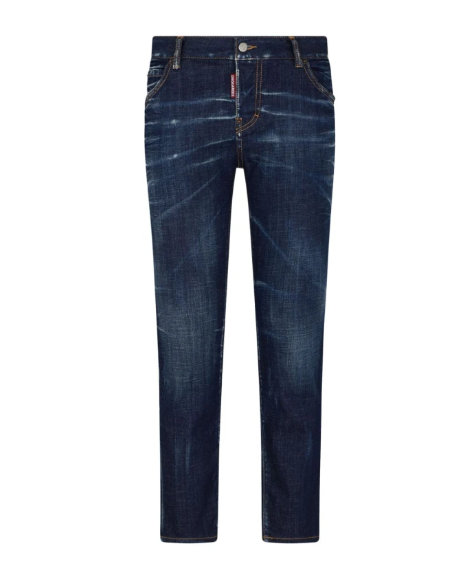 

Джинсовые брюки узкого кроя Dsquared2, синий