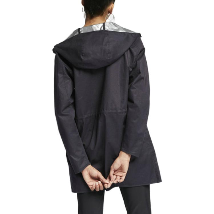 Футболка (WMNS) AS W Nike Sportswear TCH PCK JKT Jacket WVN OIL GREY — фото 3