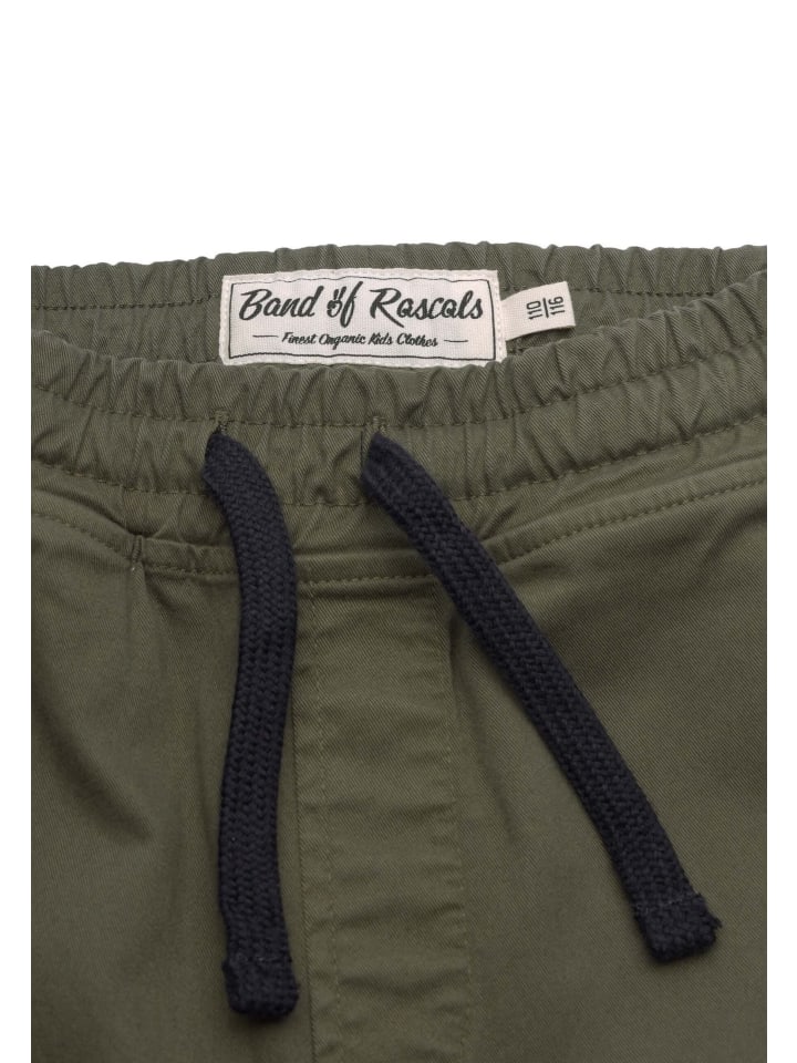 Тканевые брюки  Cargo Baggy  Band of Rascals, цвет dark-olive — фото 4