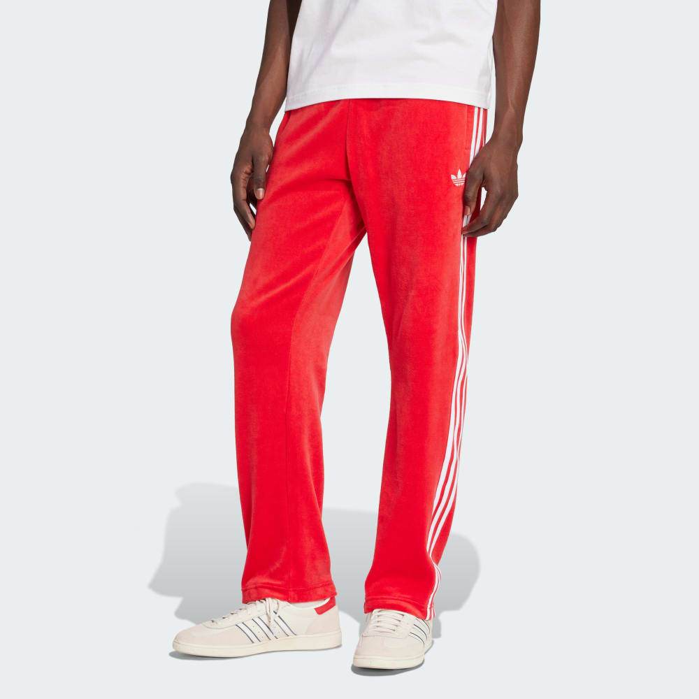

Спортивный костюм Adidas SST Adicolor Velour Track Pants, цвет Better Scarlet