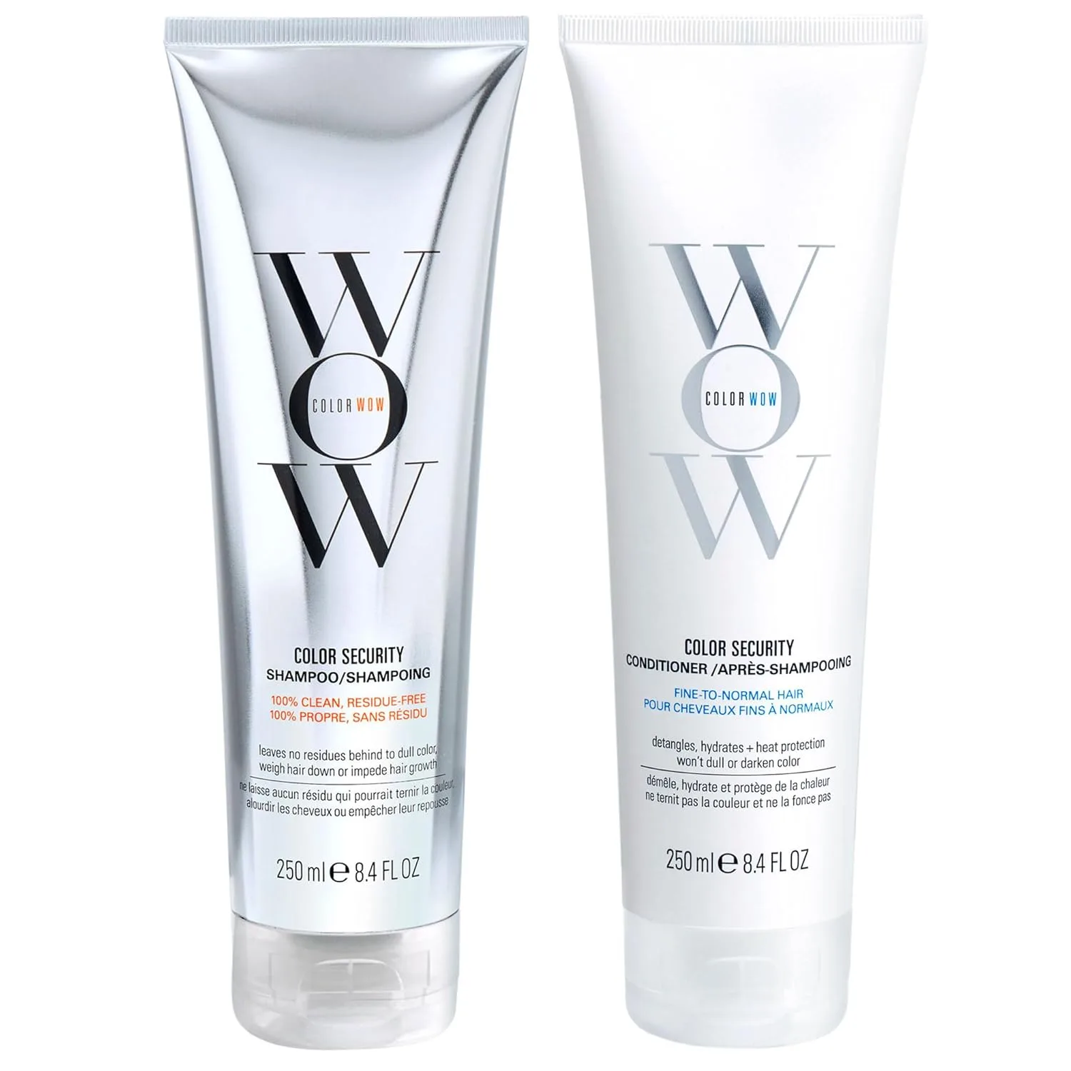 COLOR WOW Dream Clean Duo - 100% чистый, не содержащий сульфатов шампунь для защиты цвета и невесомый кондиционер для защиты цвета | Добейтесь суперблестящих и увлажненных волос