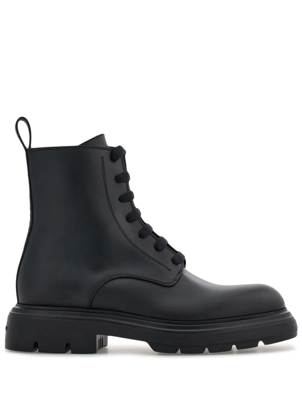 Ботинки Combat Ferragamo, черный