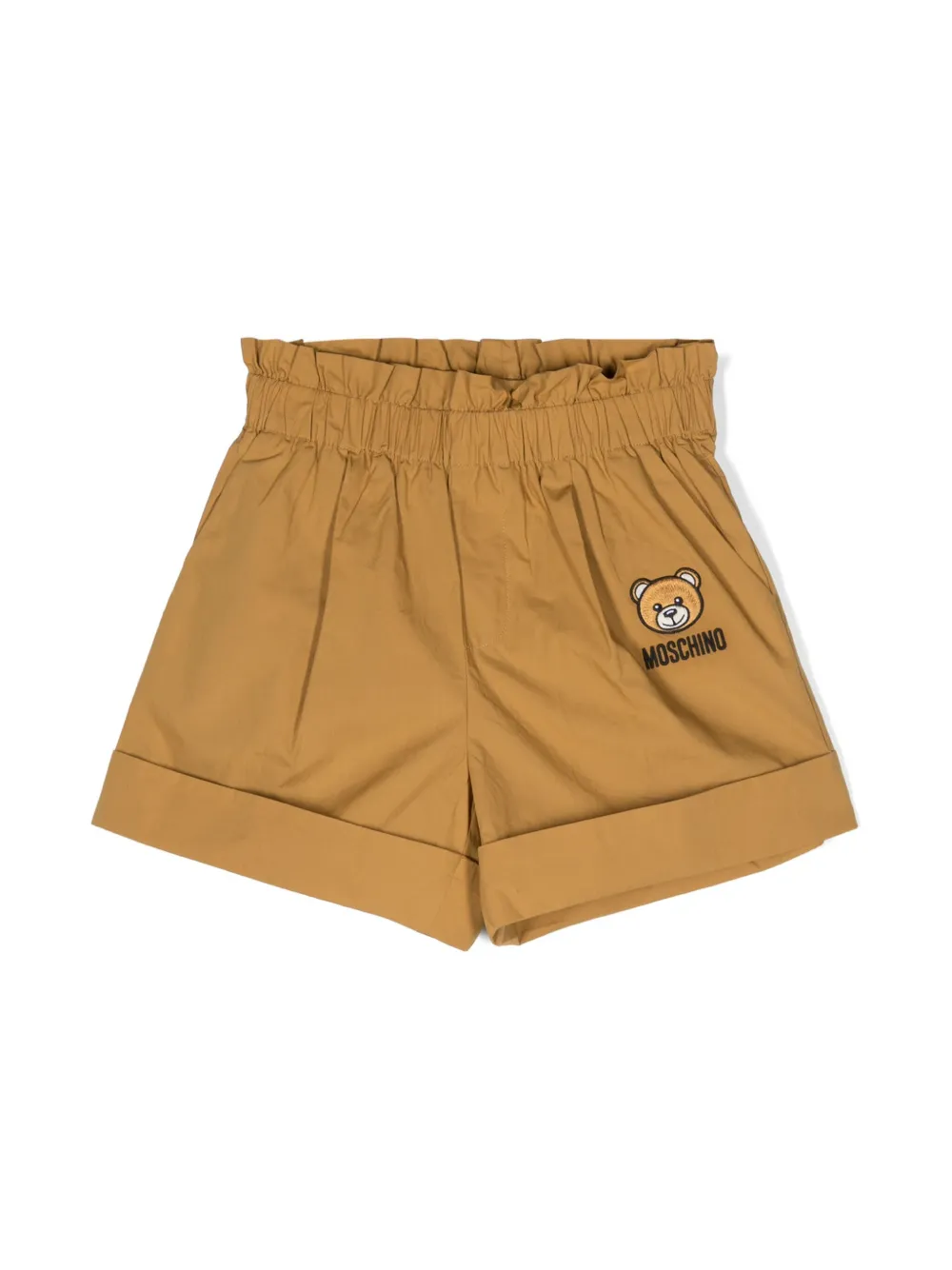 

Шорты с вышивкой Teddy Bear Moschino Kids, желтый
