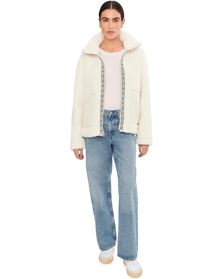 Женская куртка Levi's Sherpa Teddy, Almond — фото 2
