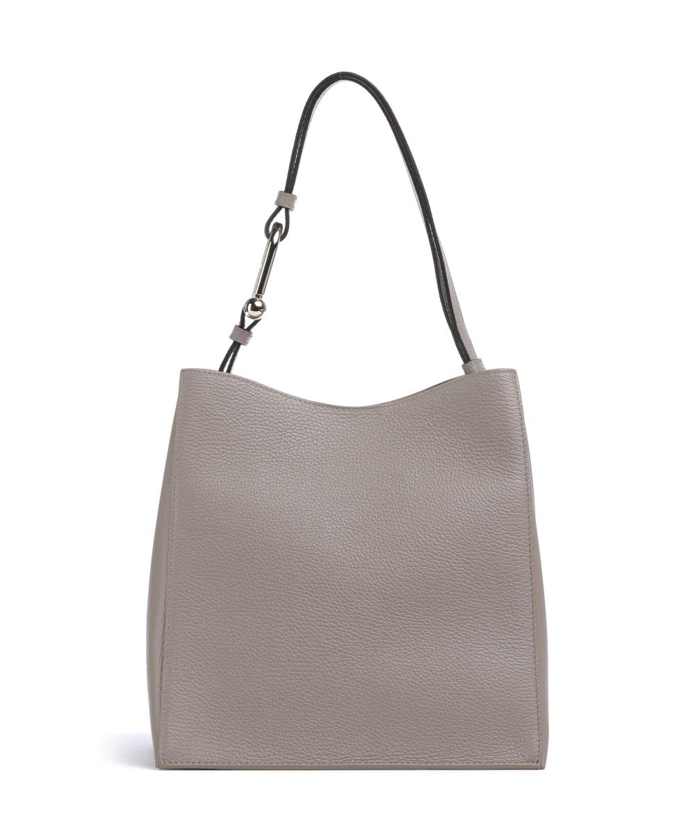 

Сумка-Ведро Nuvola s из зернистой коровьей кожи Furla, коричневый