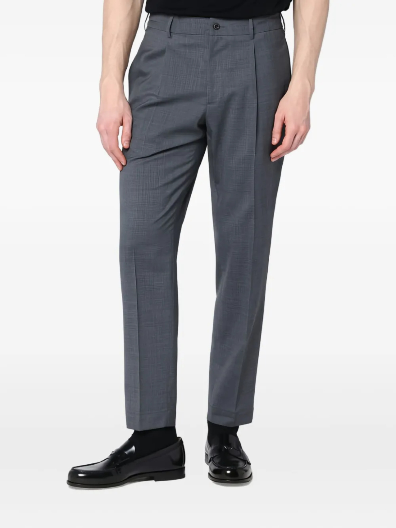 

Santaniello зауженные брюки, серый