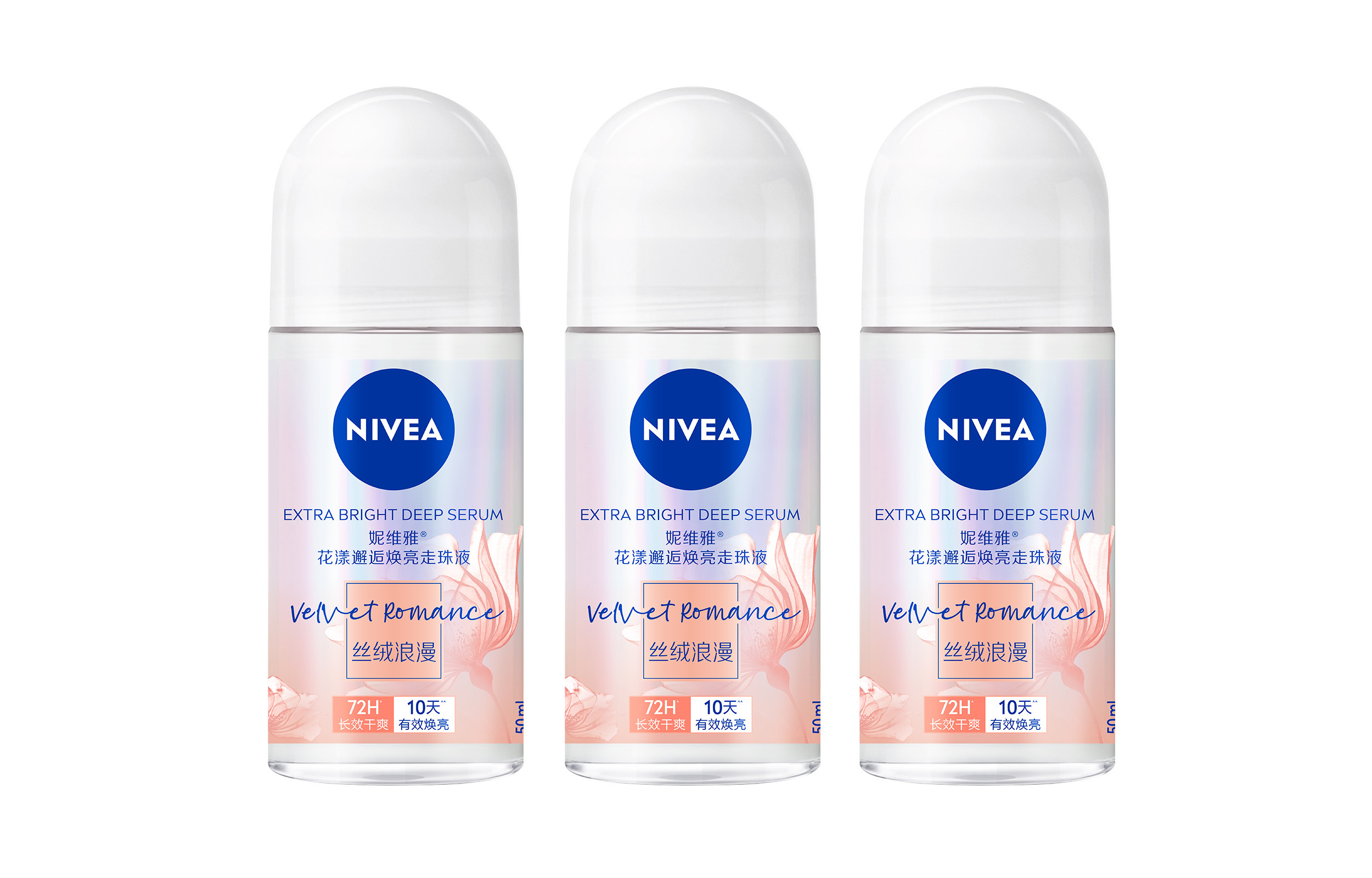 

Женский роликовый дезодорант-антиперспирант floral encounter с цветочным ароматом и осветляющей сывороткой NIVEA