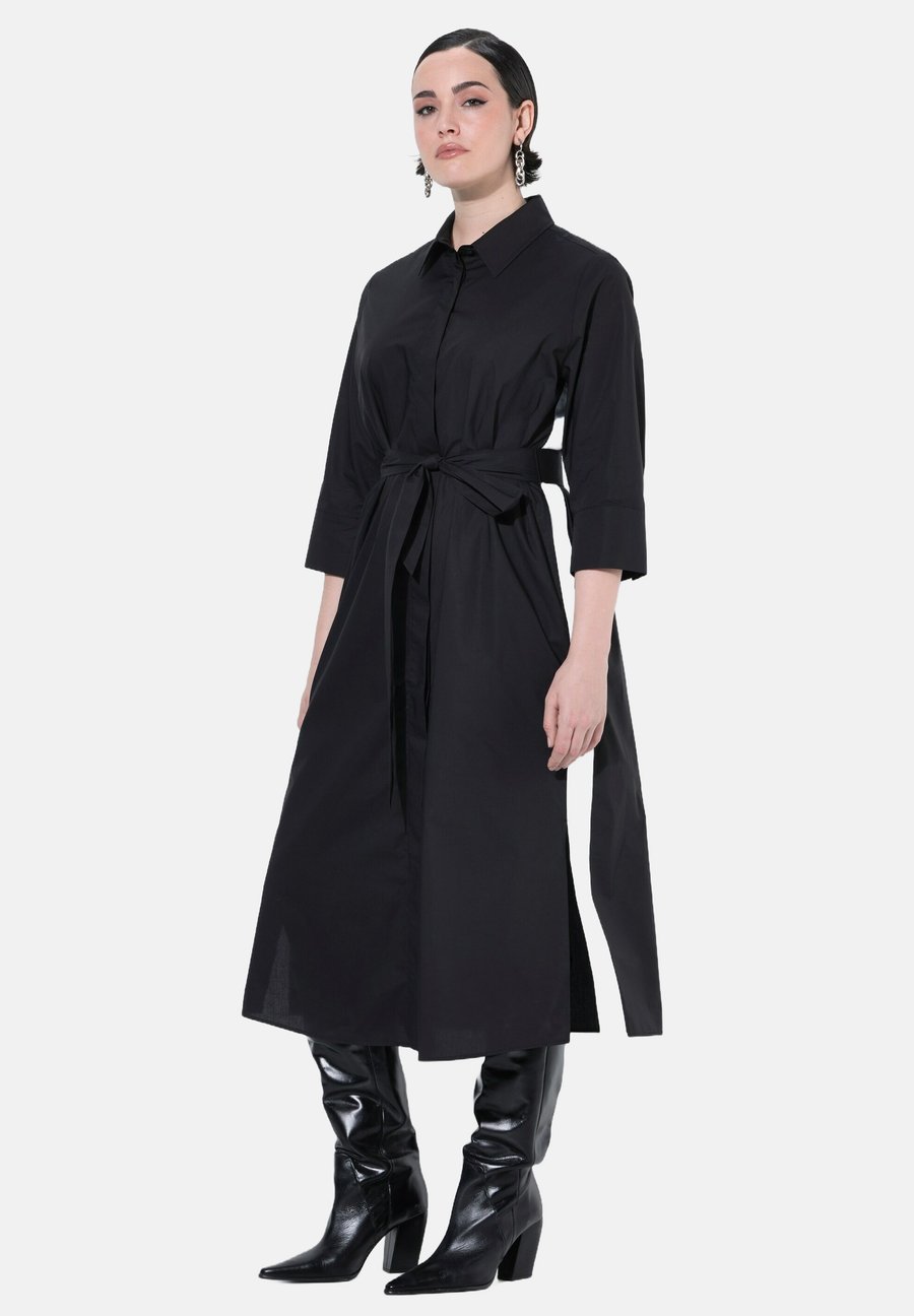 

Платье Ulla Popken SIDE STRIPE 3/4 SLEEVE, Black