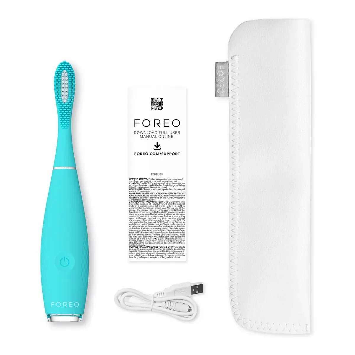 ISSA mini 3 звуковая зубная щетка 4 в 1 Summer Sky Foreo — фото 4