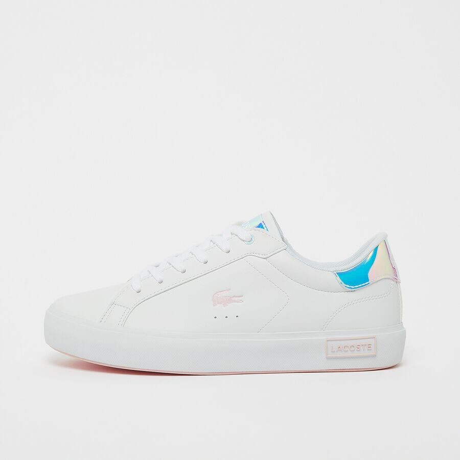 

Кроссовки Powercourt 124 3 SUJ (GS) Lacoste, цвет white/light pink