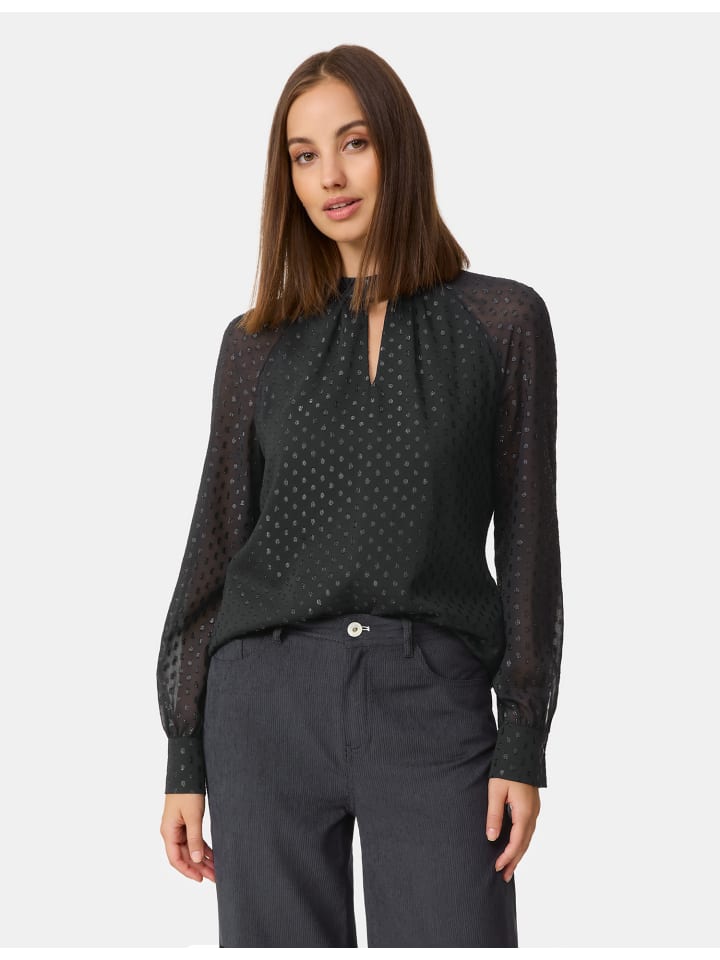 

Блуза TAIFUN Bluse Langarm, черный
