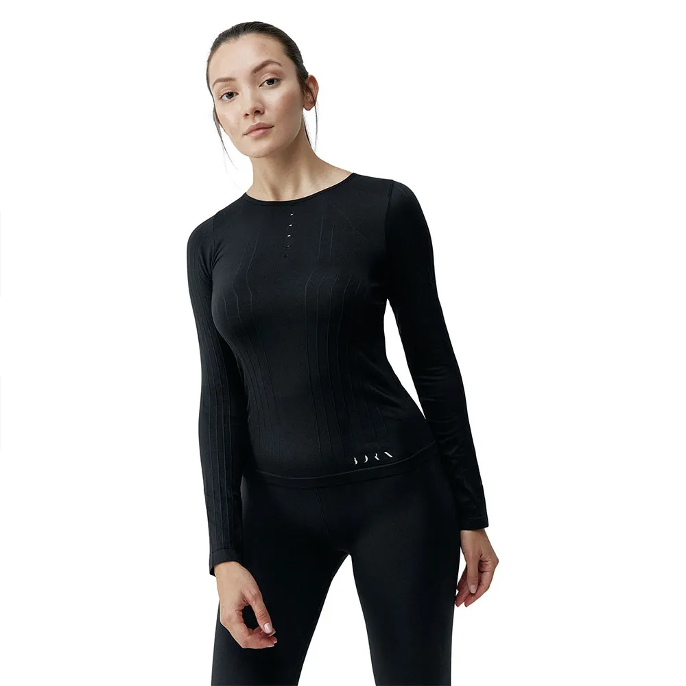 

Футболка Born Living Yoga Hilma Seamless long sleeve, черный