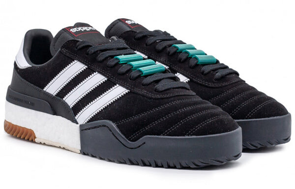 Кроссовки alexander wang x originals bball soccer Adidas, черный — фото 3