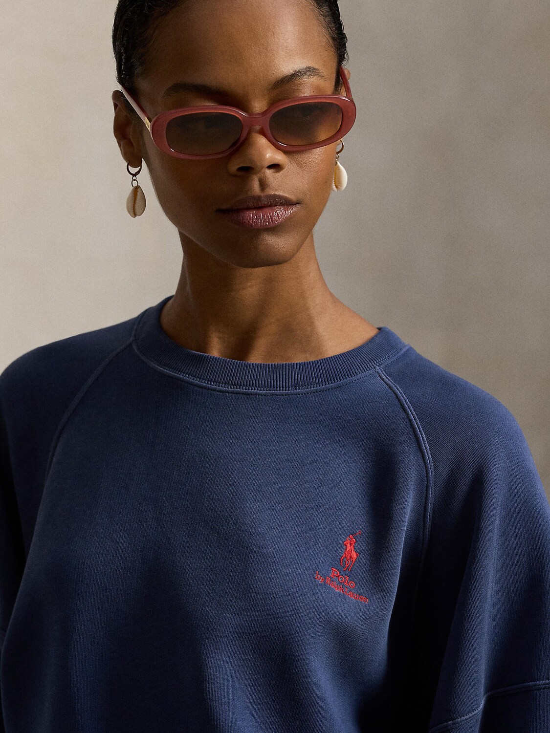 Polo Ralph Lauren Свитшот в темно-синем цвете — фото 2