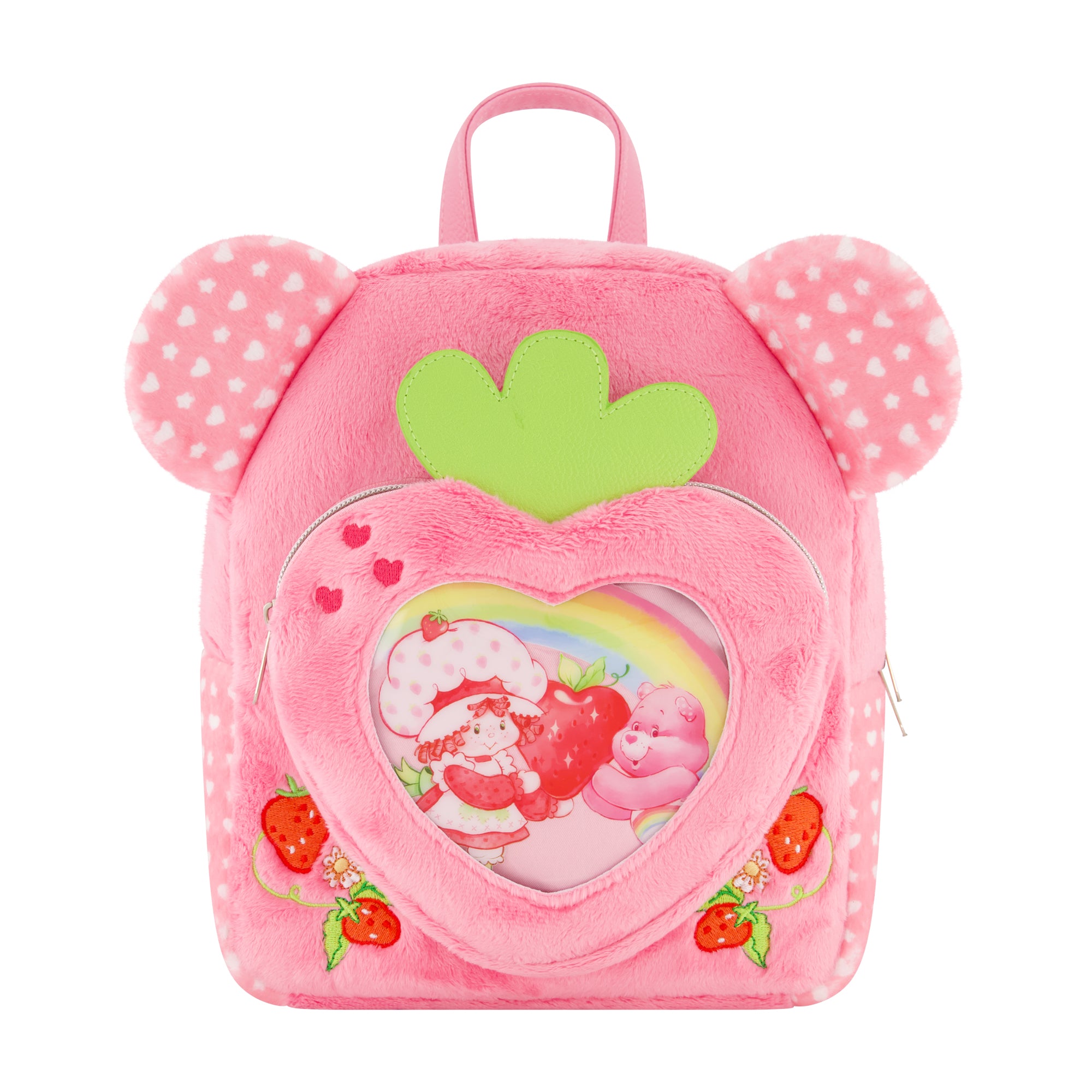 

Рюкзак-сердце мини Care Bears x Strawberry Shortcake, розовый