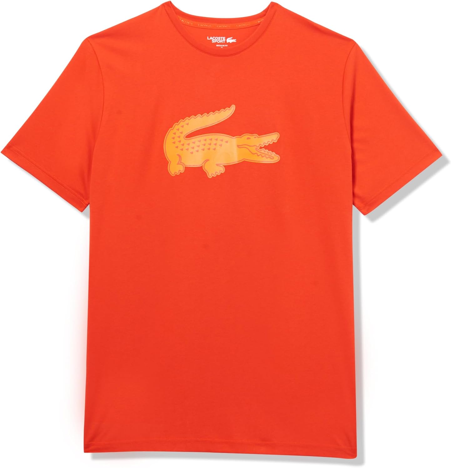 

Мужская футболка Lacoste для высокой посадки, с круглым вырезом, коротким рукавом, стандартным кроем и фирменной символикой, Corrida/Flashy Orange, Серый, Мужская футболка Lacoste для высокой посадки, с круглым вырезом, коротким рукавом, стандартным кроем
