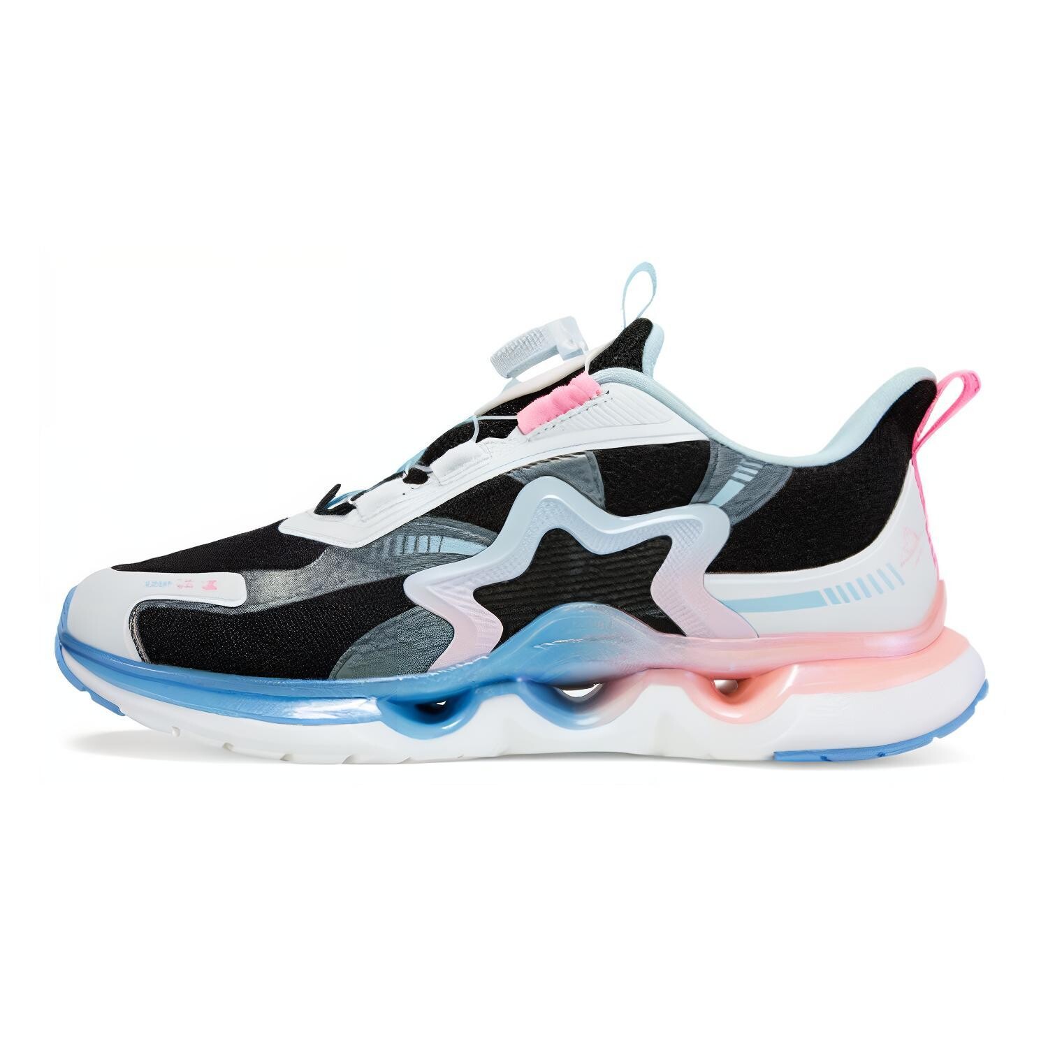 

Детские кроссовки GS Low-top Black/White/Maoyue Blue Xtep, черный/белый/синий
