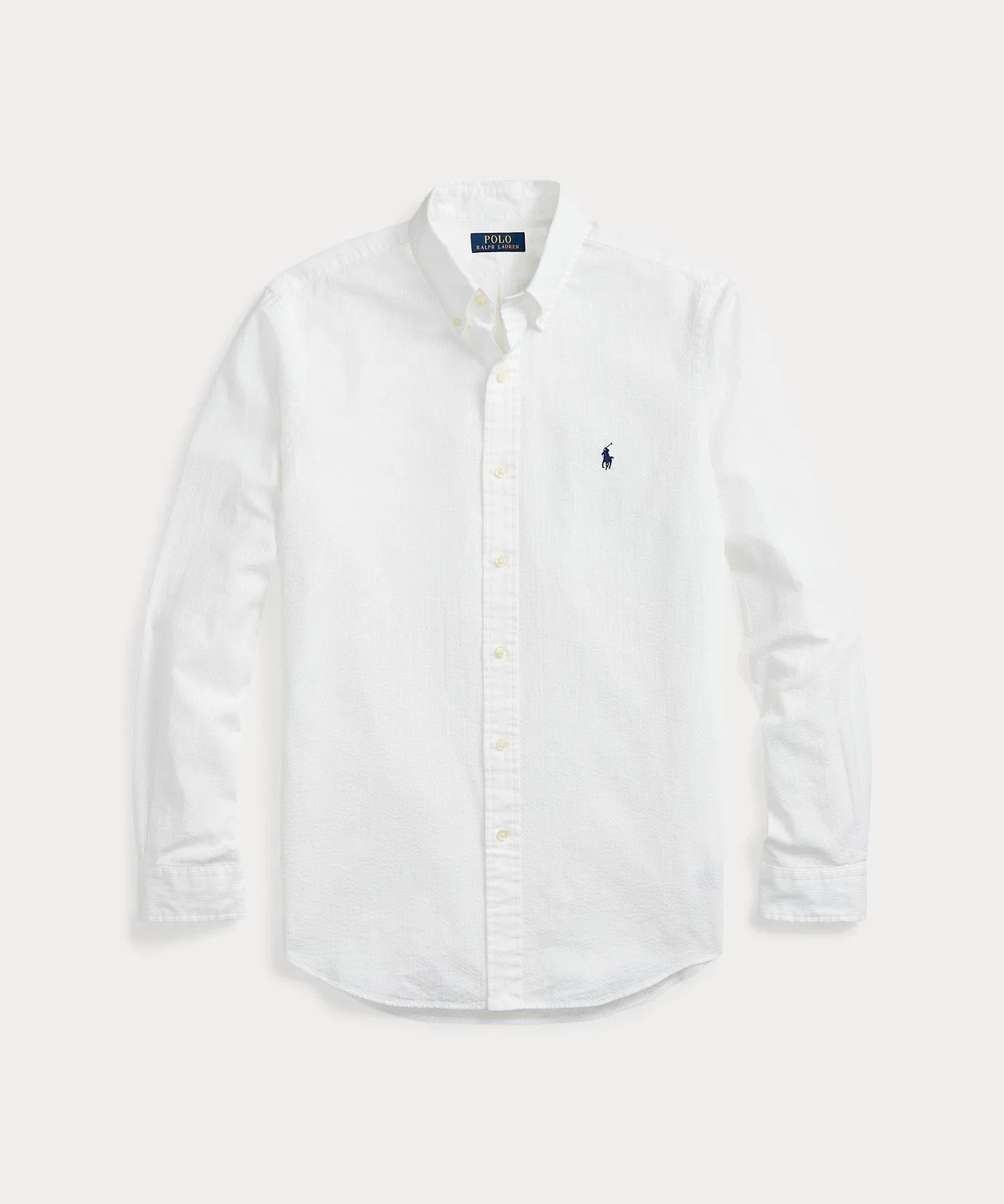 Мужская рубашка POLO RALPH LAUREN классического кроя из сирсакера — фото 2