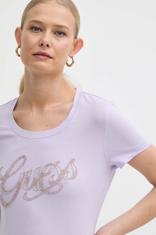 

Футболка Guess, фиолетовый