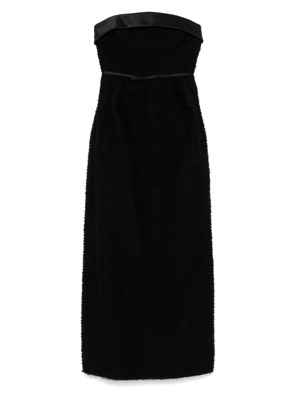 

Вечернее платье с оборками Viktor & Rolf, черный