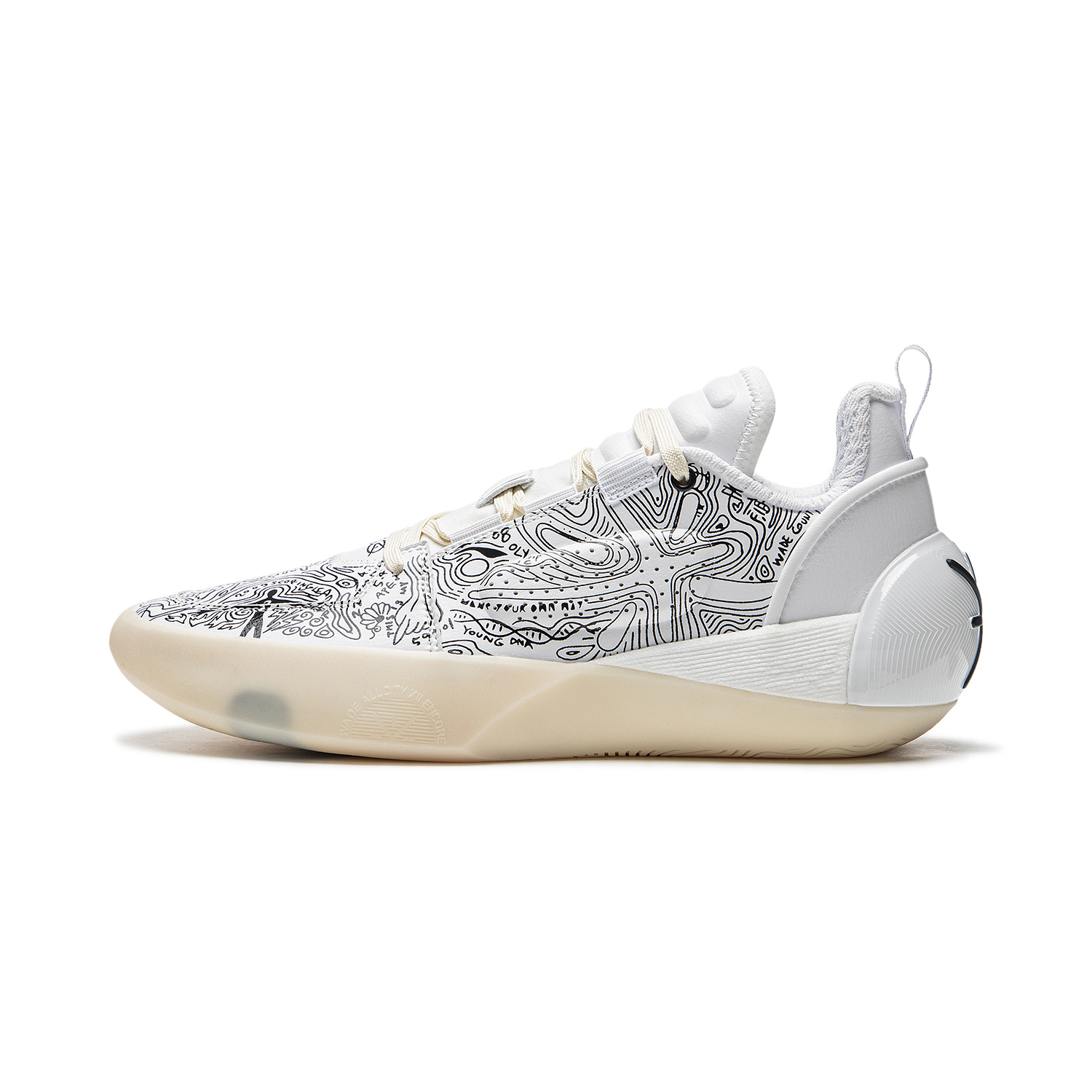 

All City 12 Encore Баскетбольные кроссовки Мужские Низкие Белый Черный LINING