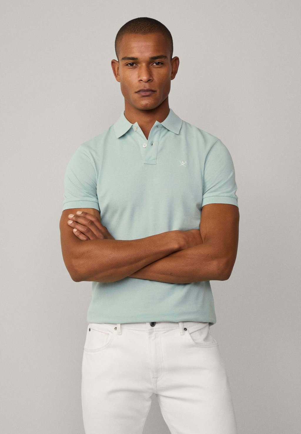 

Рубашка поло SLIM FIT LOGO Hackett London, мята