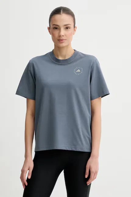 Футболка с коротким рукавом Adidas by Stella McCartney, синий