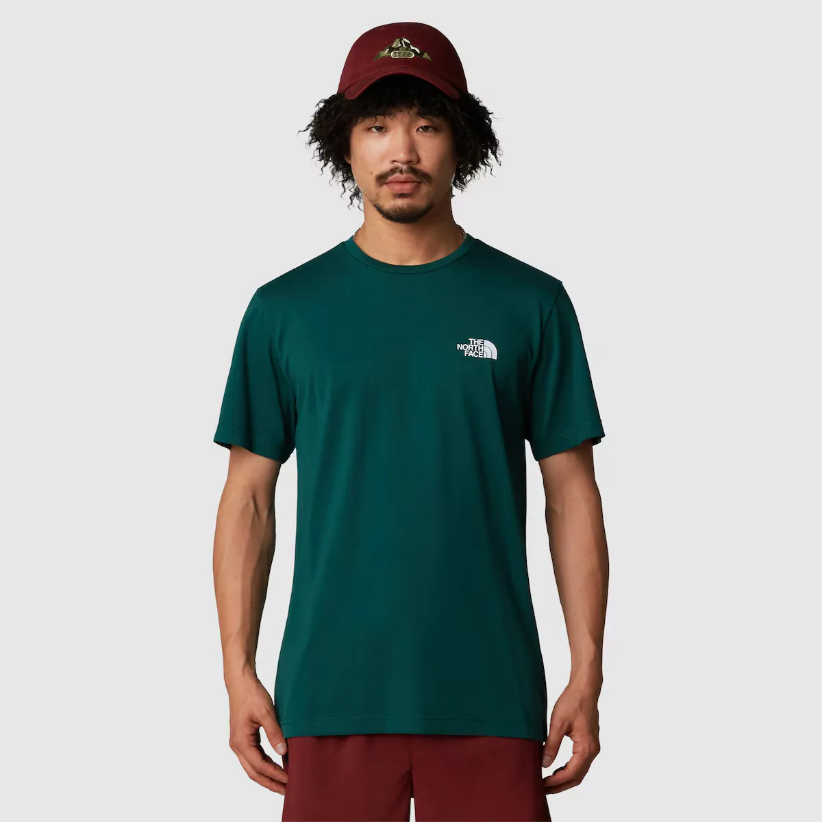 

Мужская футболка Simple Dome The North Face, зеленый