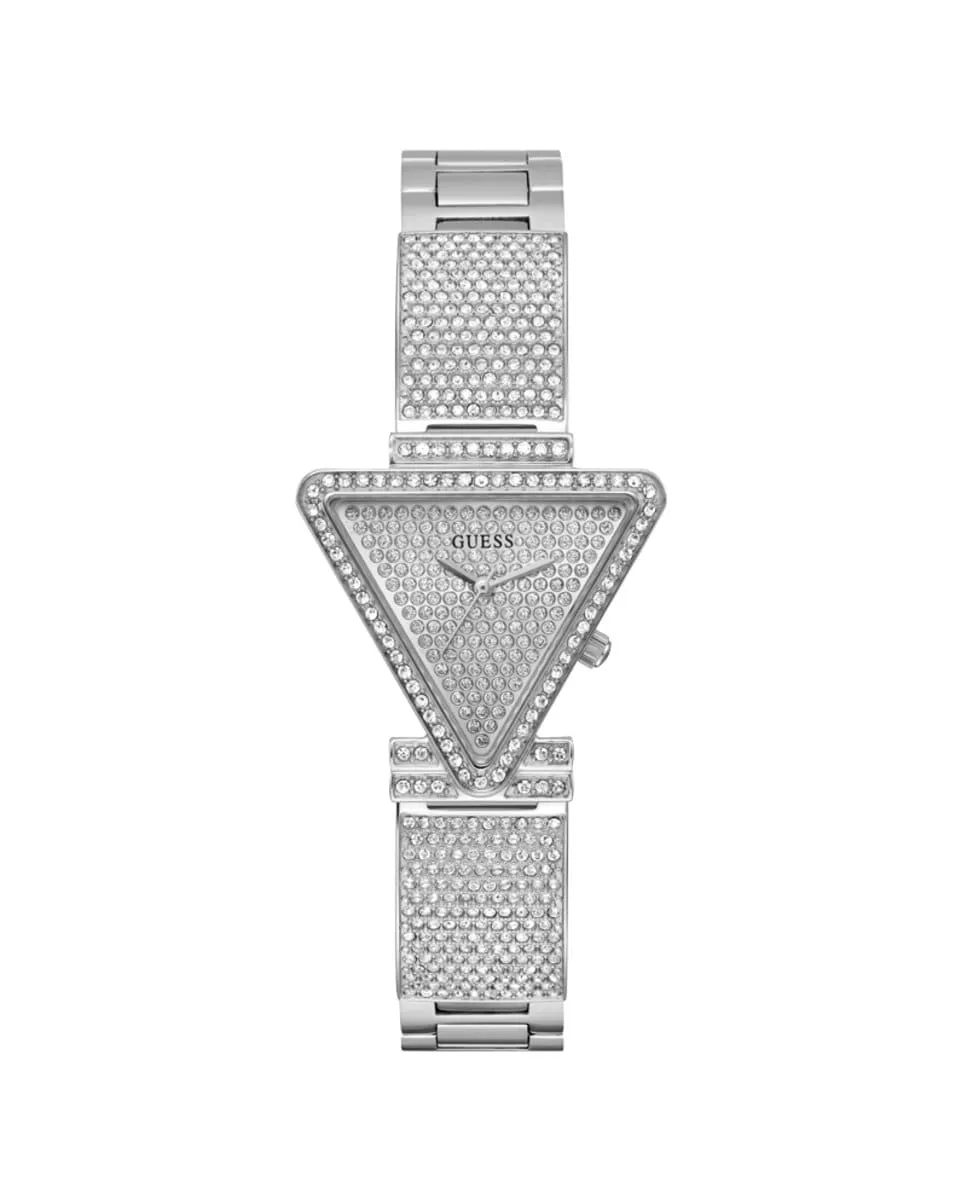 

Женские часы Fame GW0644L1 из стали с серебряным ремешком Guess, серебряный