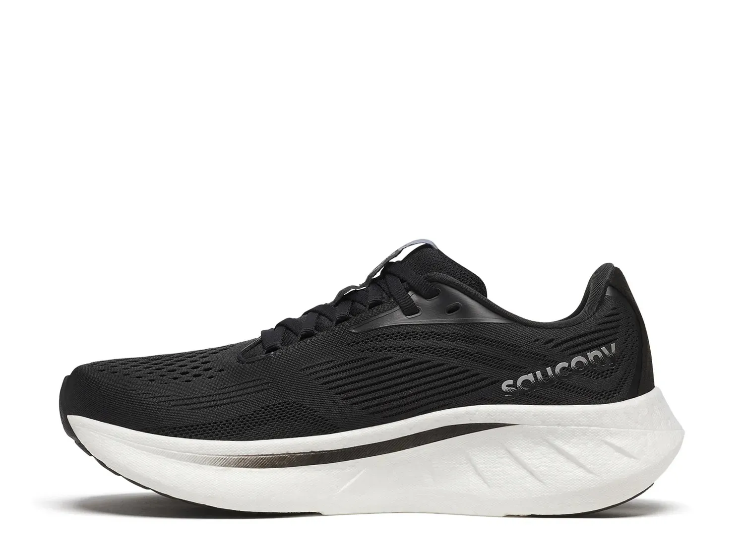 Кроссовки Saucony Ride 17 для бега — женские, черные — фото 3