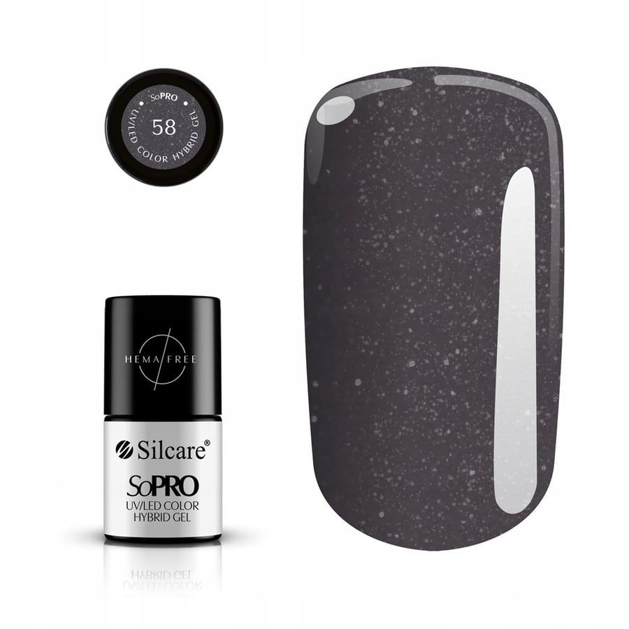

Гибридный лак для ногтей Silcare SoPRO 58 7 г