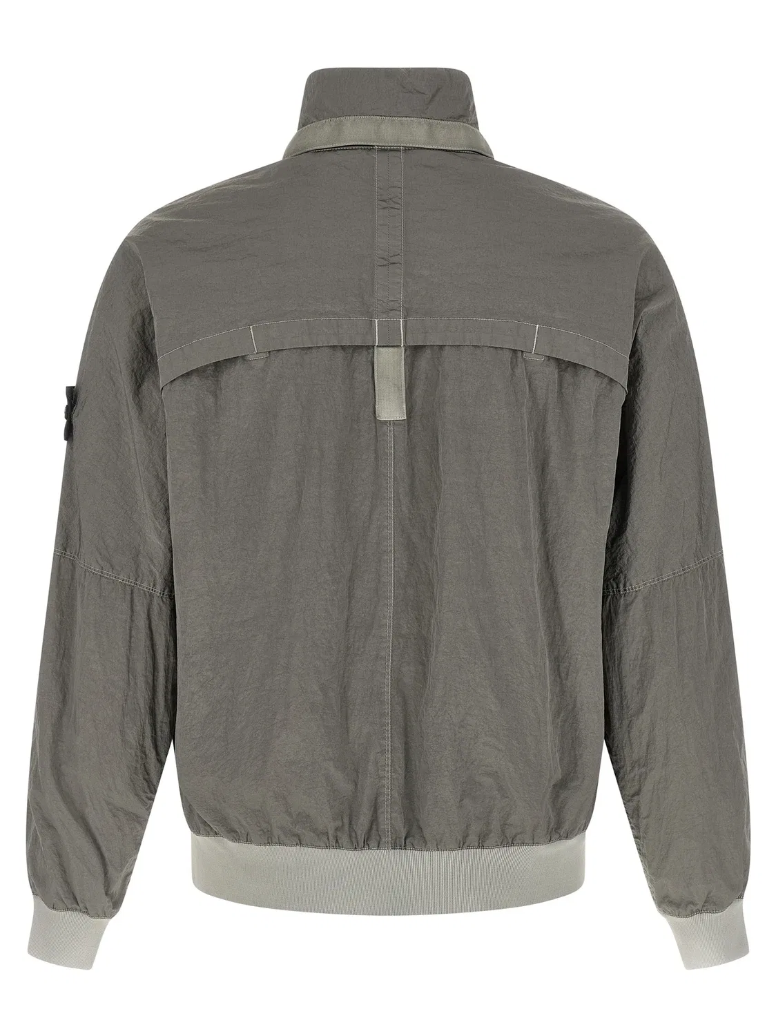 Бомбер Nylon Metal Watro Stone Island, серый — фото 2