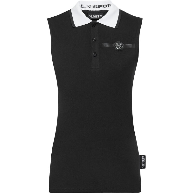 

Поло базовый Plein Sport, черный