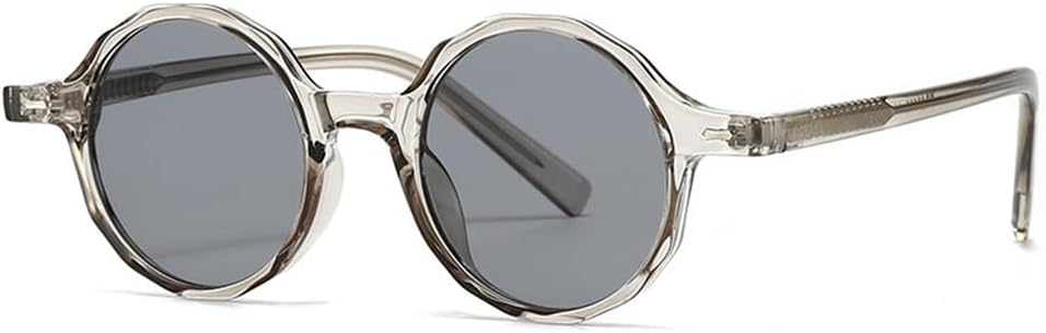 

Круглые солнцезащитные очки для женщин, градиентные, с защитой от УФ-излучения UV400, для мужчин, в стиле панк, для занятий спортом на открытом воздухе и верховой езды UYPTK, C6 Gray