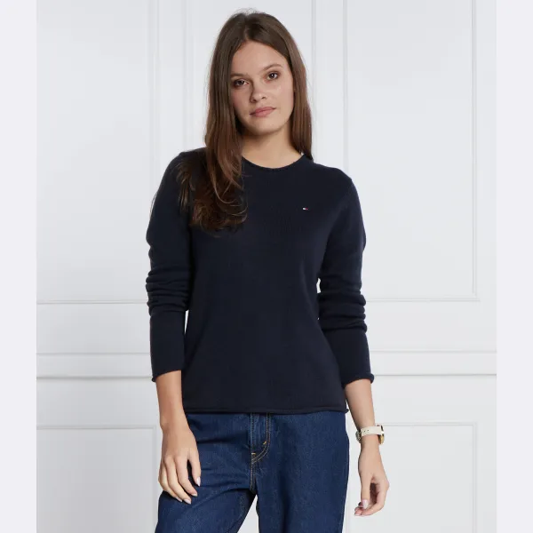 Свитер обычного кроя из мягкой шерсти C-nk Tommy Hilfiger, синий — фото 2