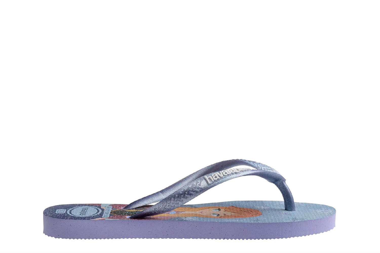 

Детские тонкие шлепанцы принцессы Havaianas, мультиколор